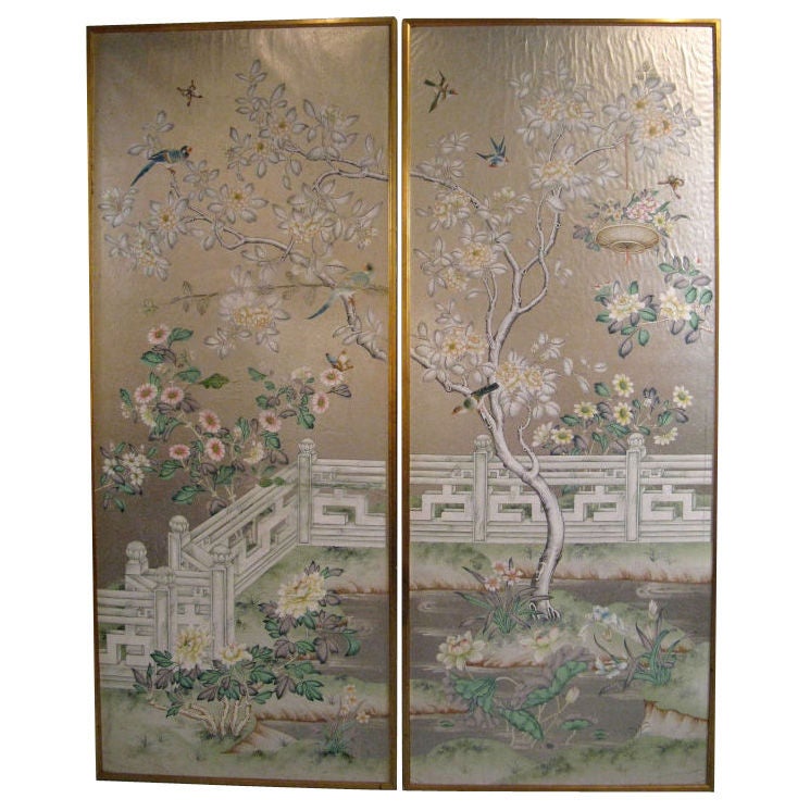 Gracie Wallpaper Panels at 1stDibs gracie panels, gracie wallpaper