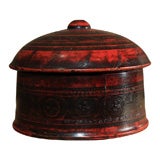 North Indian Hindu Kush Lacquered Wood Box