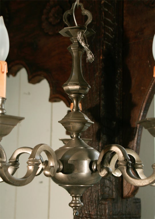 pewter chandeliers