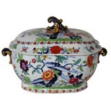Antique AN IRONSTONE COVERED SOUP TUREEN. ENGLISH, CIRCA 1835