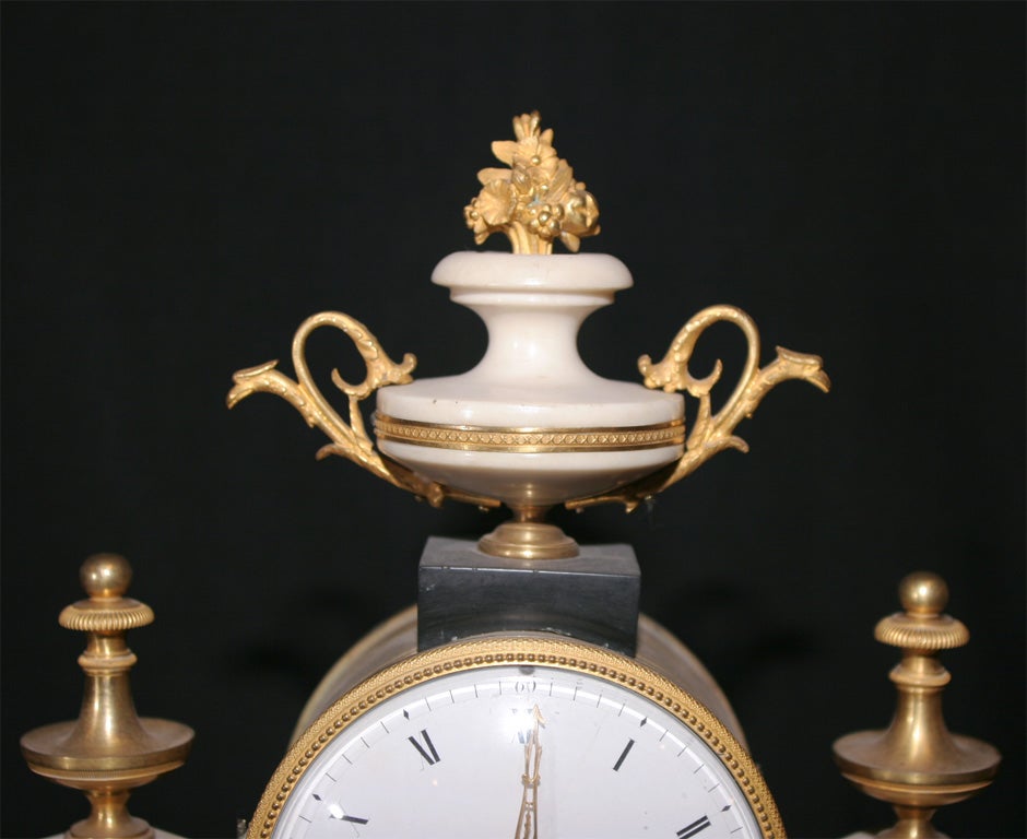18th Century and Earlier A Louis XVI Mantel Clock By Gaspard Cachard. French, C.1790 For Sale