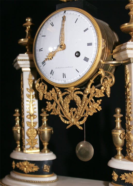 A Louis XVI Mantel Clock By Gaspard Cachard. French, C.1790 For Sale 3