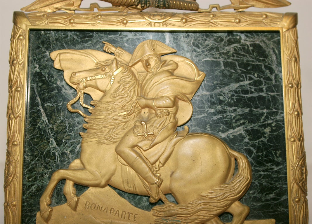 A NAPOLEONIC PLAQUE. FRENCH, MID 19th CENTURY In Good Condition In New York, NY