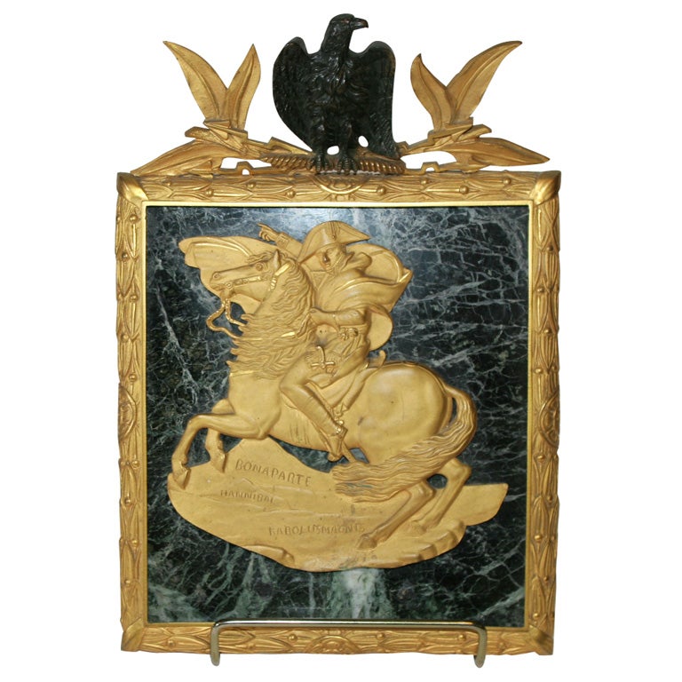 A NAPOLEONIC PLAQUE. FRENCH, MID 19th CENTURY