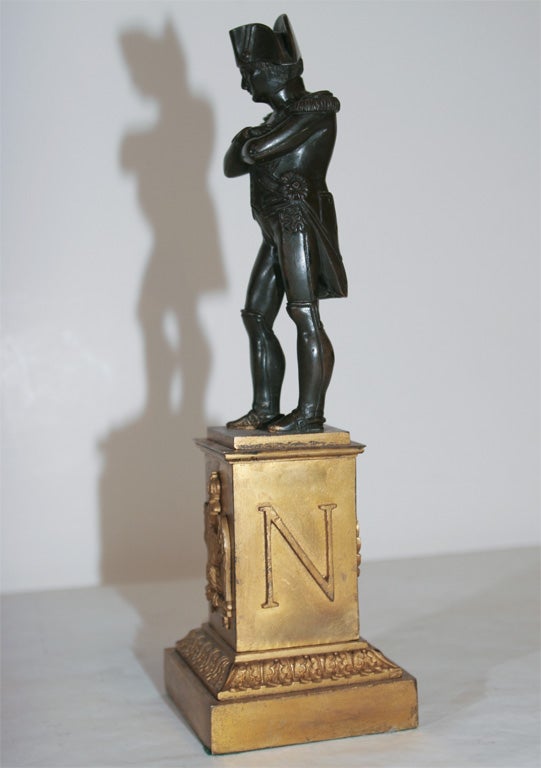 AN EMPIRE STYLE FIGURE OF NAPOLEON. FRENCH, 19th CENTURY
