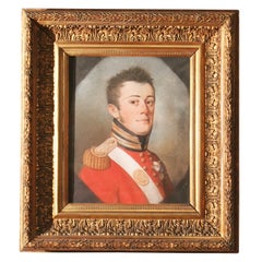 A PORTRAIT OF AN OFFICER. ENGLISH SCHOOL, EARLY 19th CENTURY