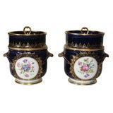 A PAIR OF DERBY FRUIT COOLERS. ENGLISH, CIRCA 1820