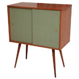 Paul McCobb Planner Group Cabinet with Grass Cloth Doors