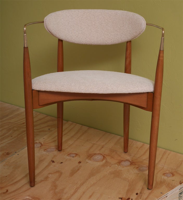 Danish Sophisticated Ib Kofod Larsen Arm Chairs