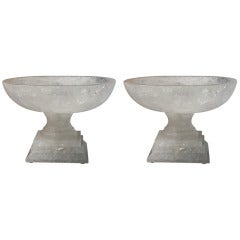 A Monumental Rock Crystal Tazza - Pair Available