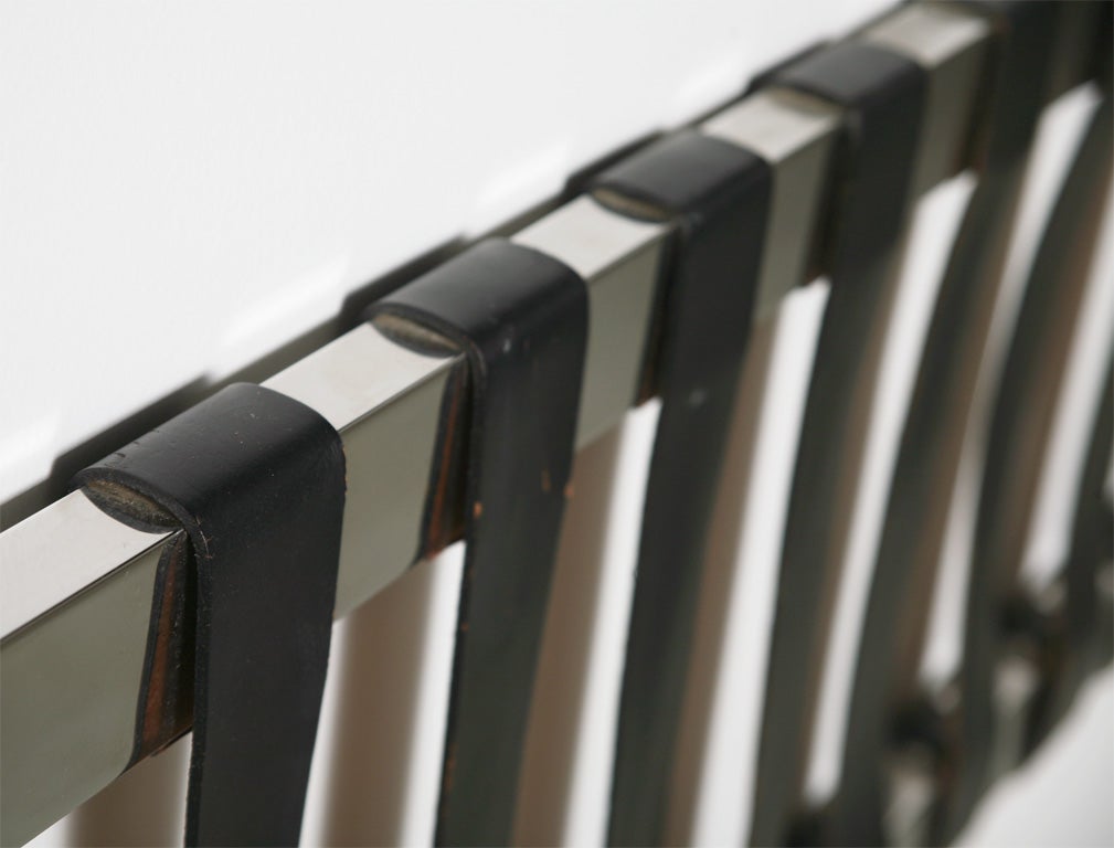 Milo Baughman King Headboard with Attached Tables 3