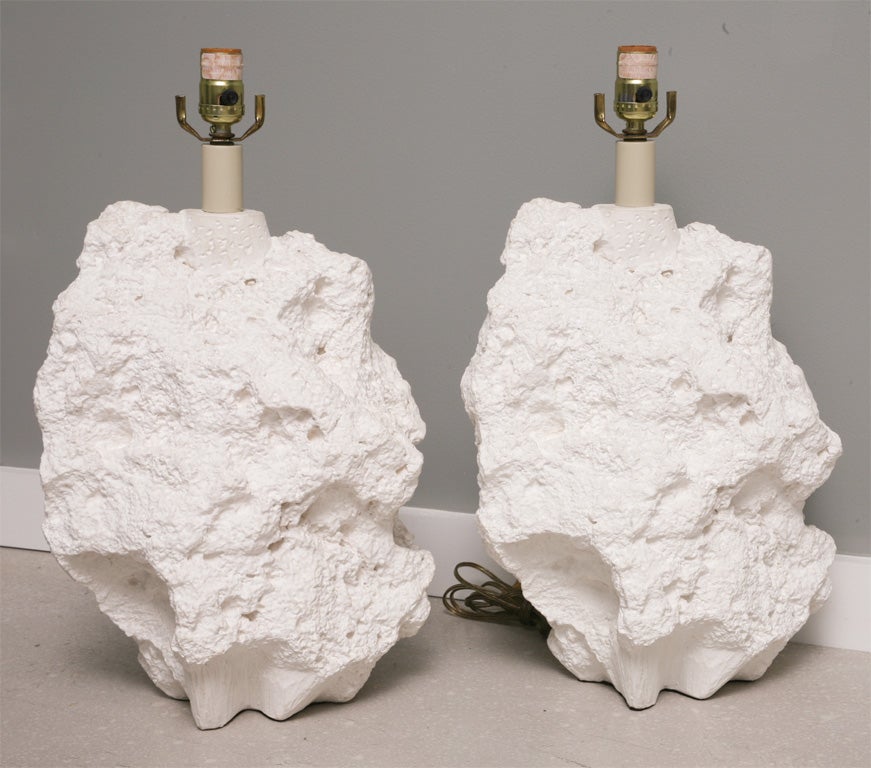 Pair of Coral Lamps