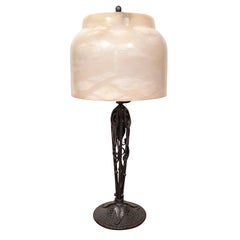 Art Deco Table Lamp by Edgar Brandt