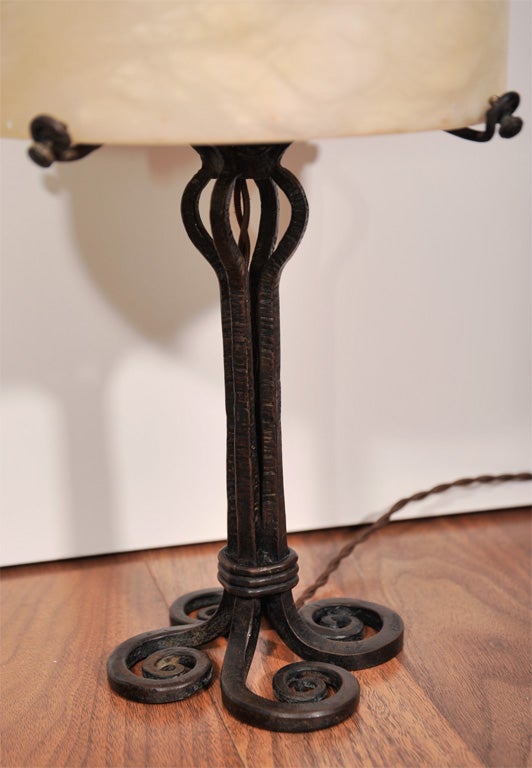 Art Deco Table Lamp by EDGAR BRANDT 1