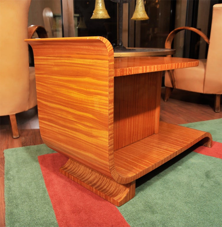 Unusual Art Deco Occasional Table In Fair Condition For Sale In Bridgewater, CT