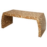 Large, Impressively-Scaled Horn Desk