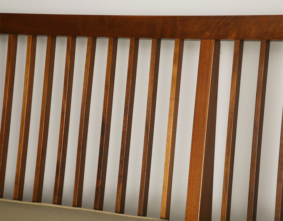 20th Century George Nakashima Slat back Sofa