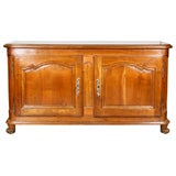Large Two Door Fruitwood Buffet