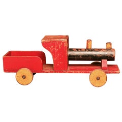 English painted toy train