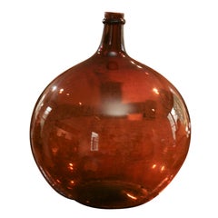 Antique Hand blown glass wine jar