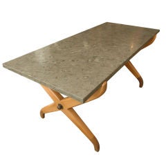 Fossil Stone Topped Coffee Table