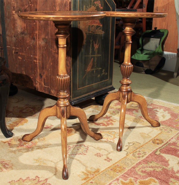 Pair of 19th century English Chinoiserie Side Tables