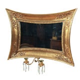 Antique Swedish Biedermier Mirror