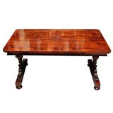 Antique Late Regency Rosewood Coffee Table