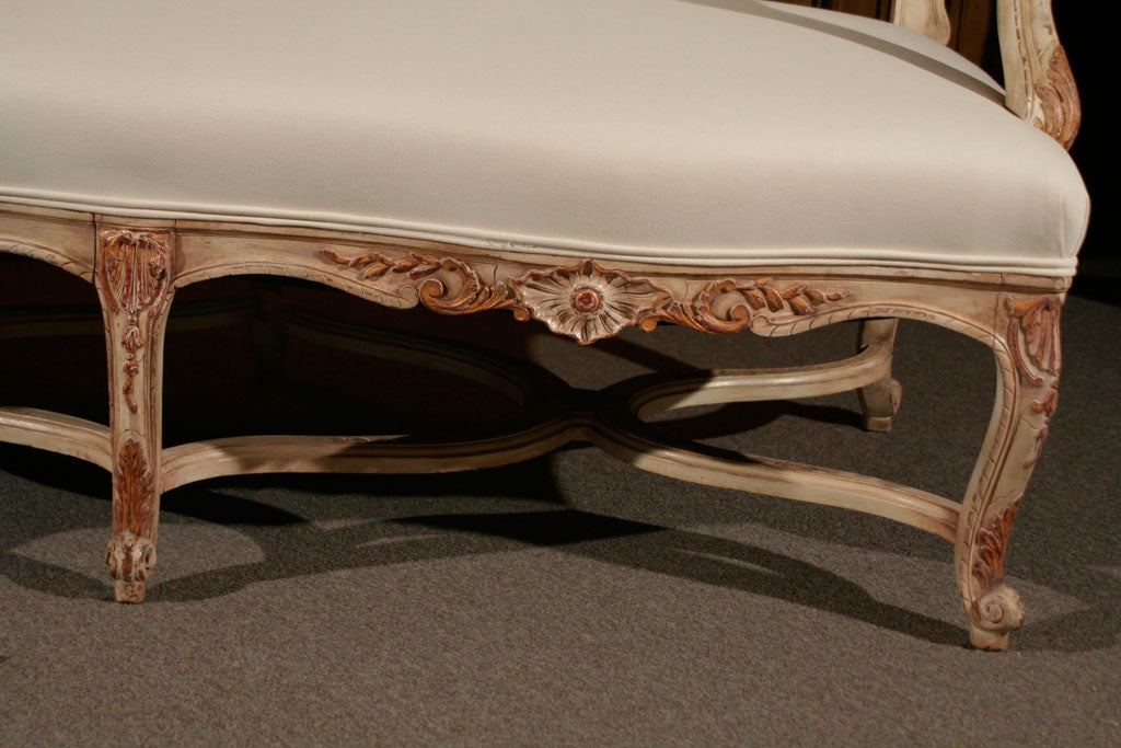 Carved French Settee