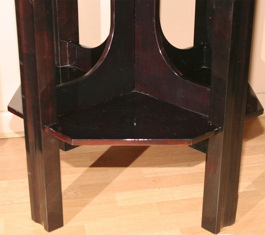 Art Deco Octagonal Cocktail Center Table