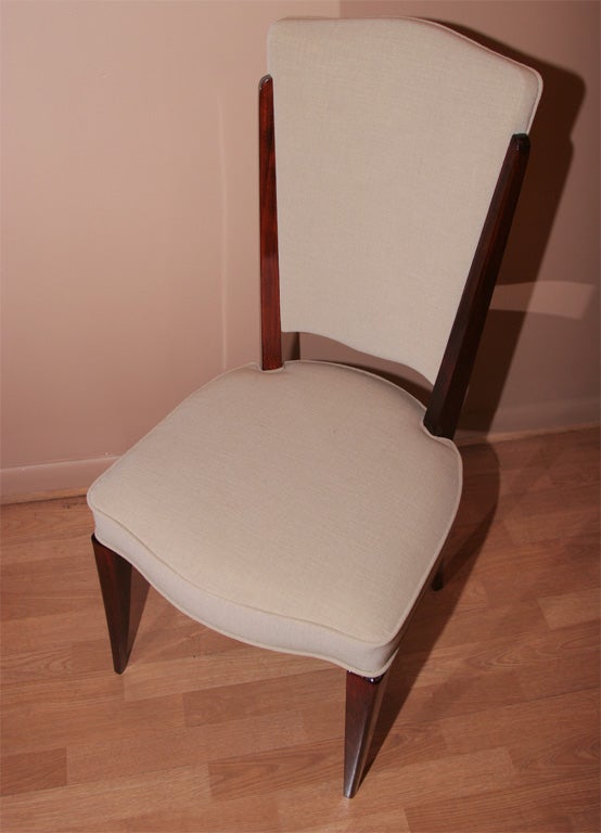 Set of 12 Art Deco Dining Chairs In Fair Condition In New York, NY