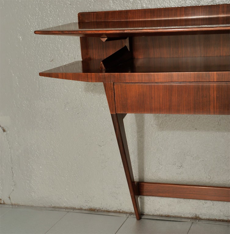 Italian Unique Wall Mounted Console by Ico Parisi