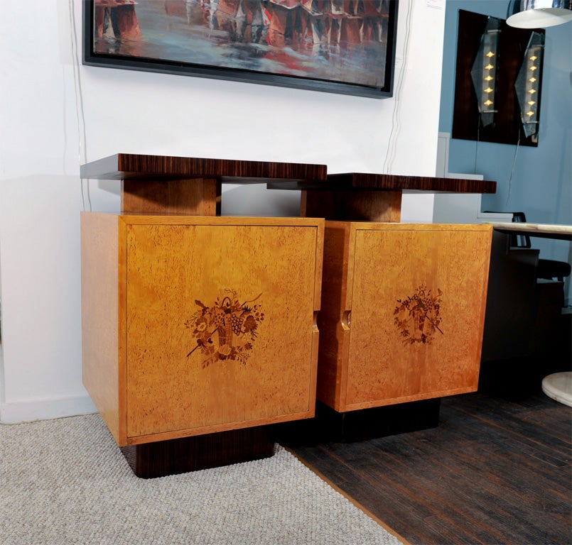 Rare Pair of Side Cabinets by Andrew Szoeke