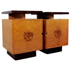 Rare Pair of Side Cabinets by Andrew Szoeke