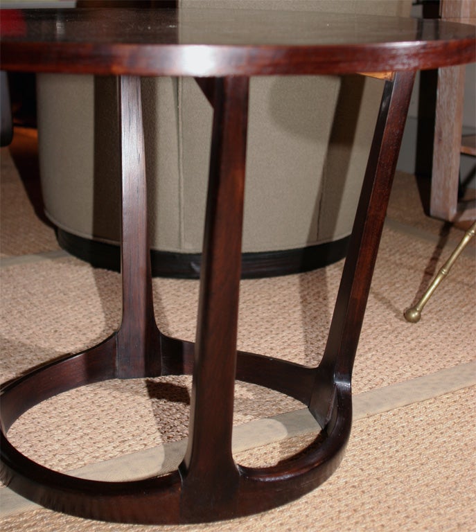 Mid-20th Century Round side table by Lane