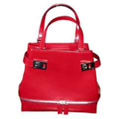 Salvatore Ferragamo Red Day Bag 9