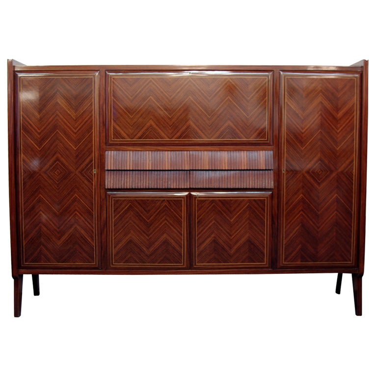 Dassi Credenza or Bar made in Italy in 1950 For Sale
