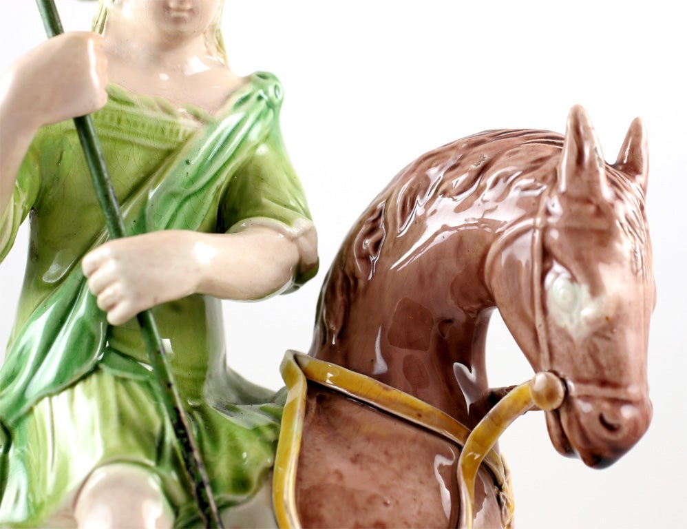 Ralph Wood Pottery St. George And The Dragon For Sale 1