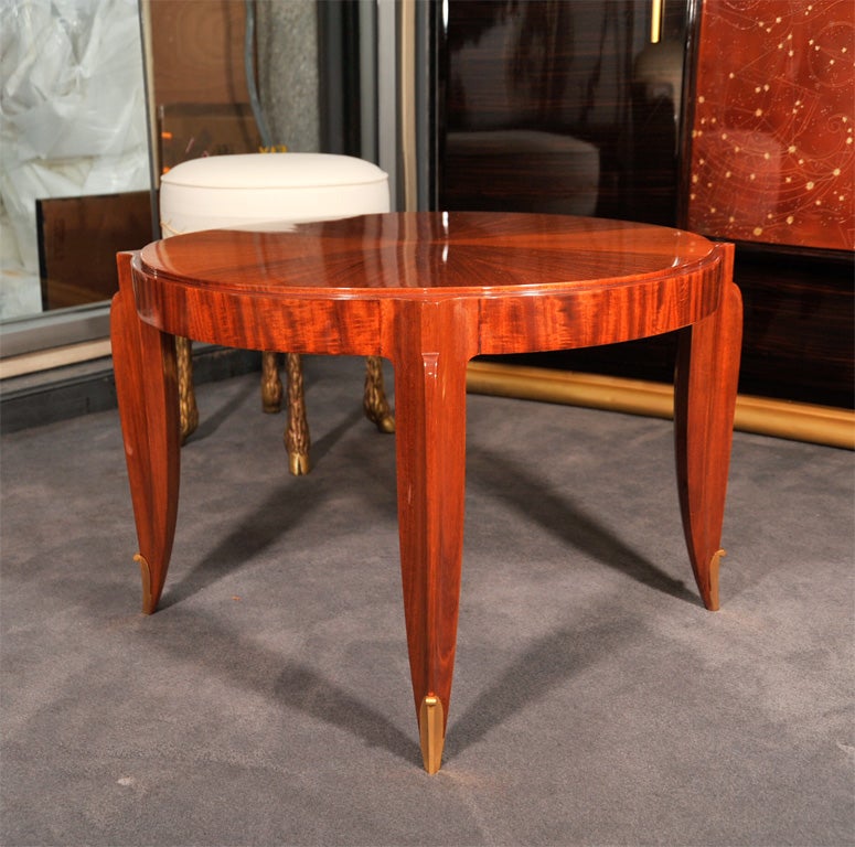 Fine Art Deco Side Table by Jean Pascaud