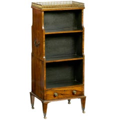 George III Miniature Double-Sided Waterfall Bookcase