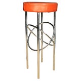 Rare Set of Chrome Barstools by James Mont, American 1930s