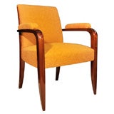 Single Occasional Chair by Dominique, French 1930s