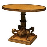 Siena Marble and Bronze Coffee Table
