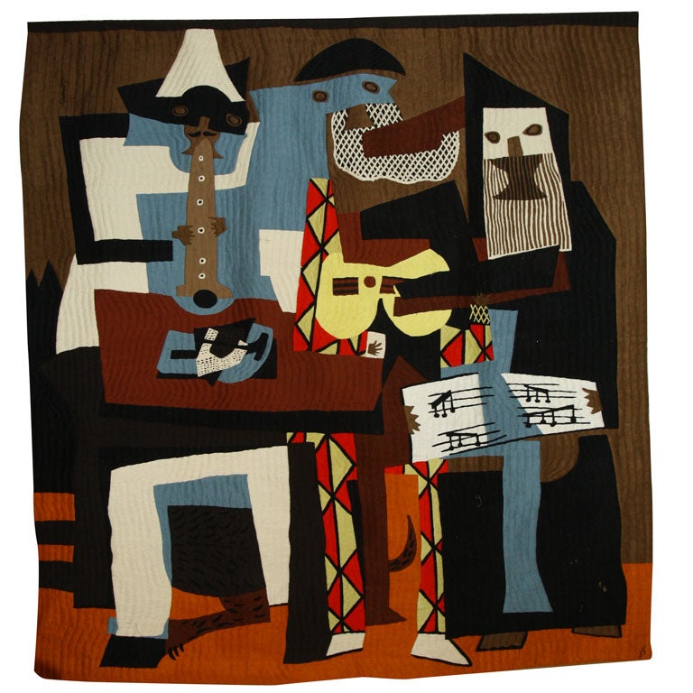 Pablo Picasso Cubist Tapestry For Sale