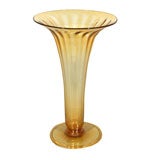 Art Deco Venini Murano Zechinn Vase