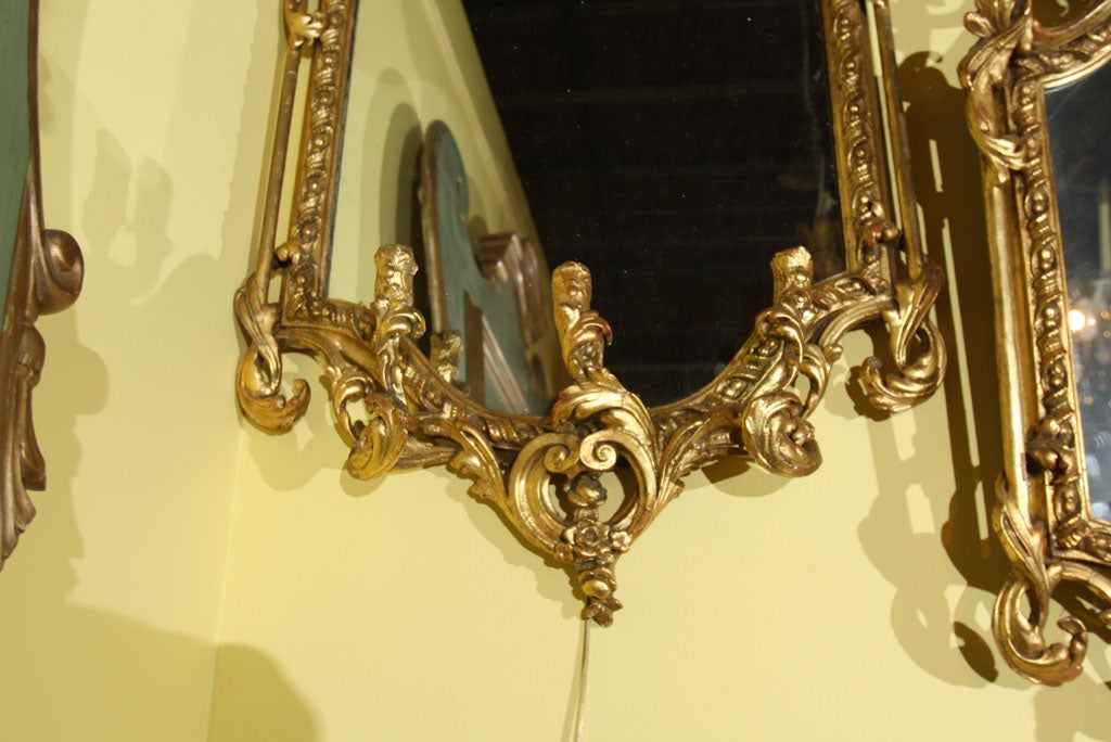 French Rococo Style Girondole Mirrors For Sale