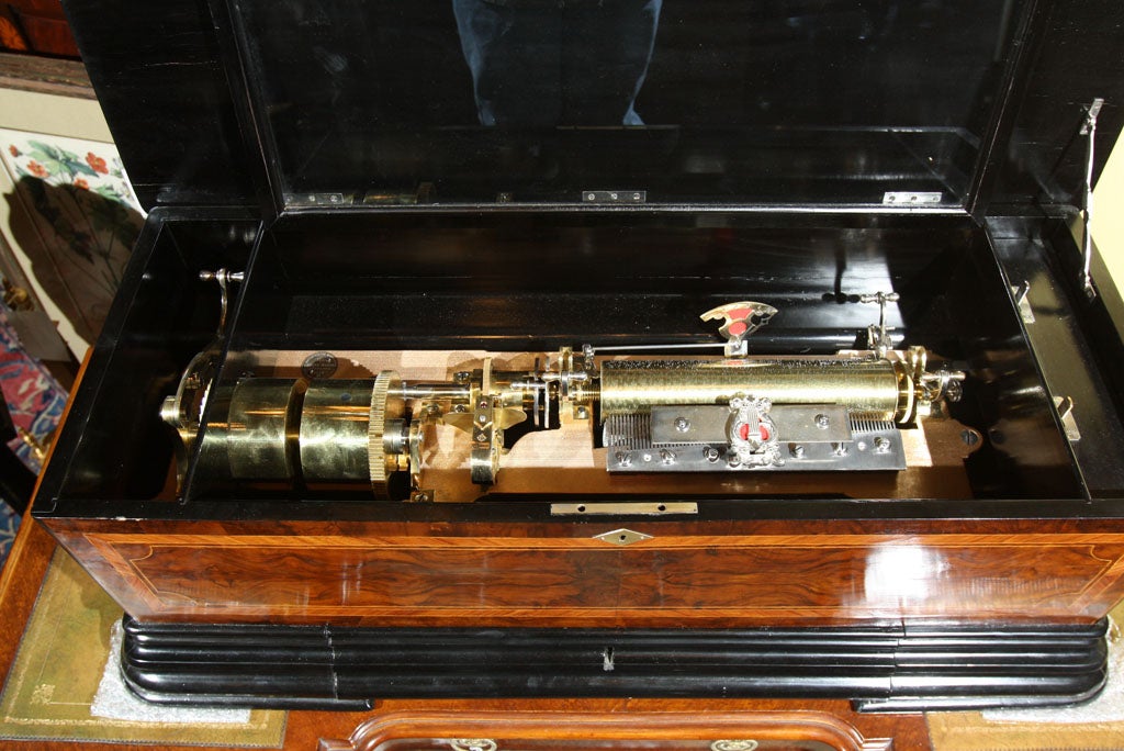 Cylinder Musical Box by MJ. Paillard & Co For Sale 1