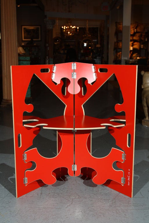Puzzle Folding Chair by Werner Schmidt