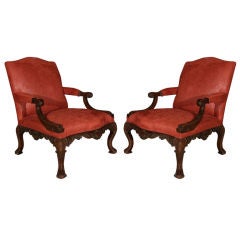 Victorian Open Armchairs