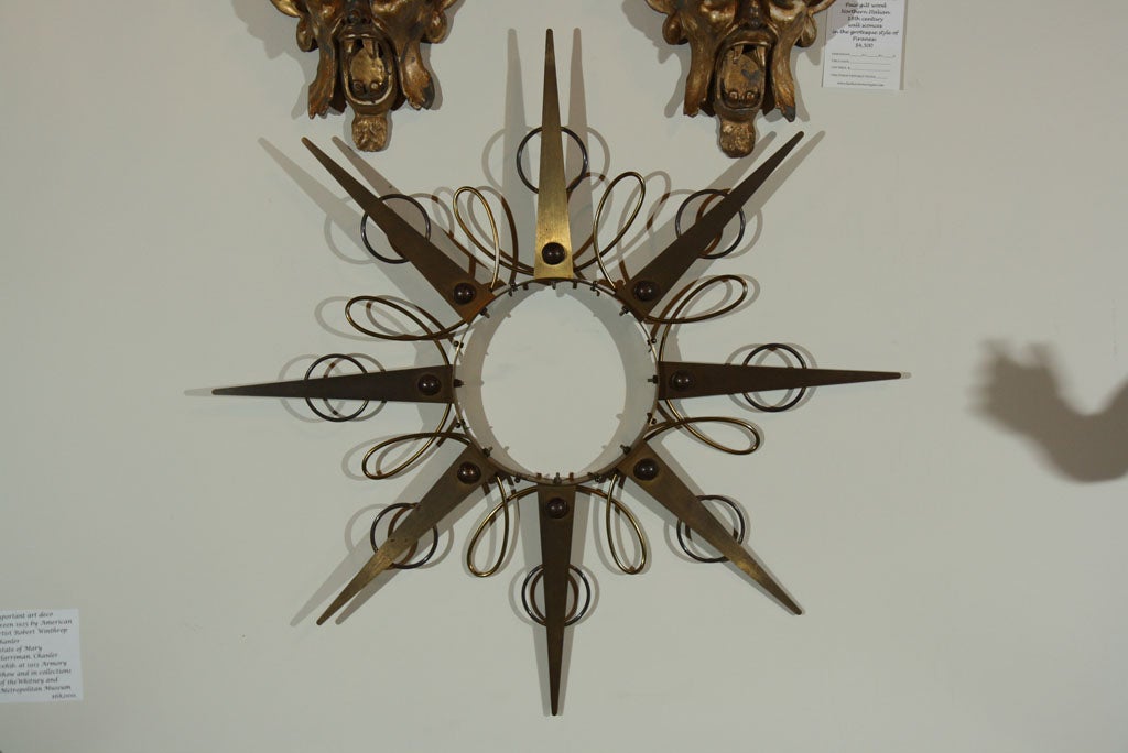 French Brass Starburst